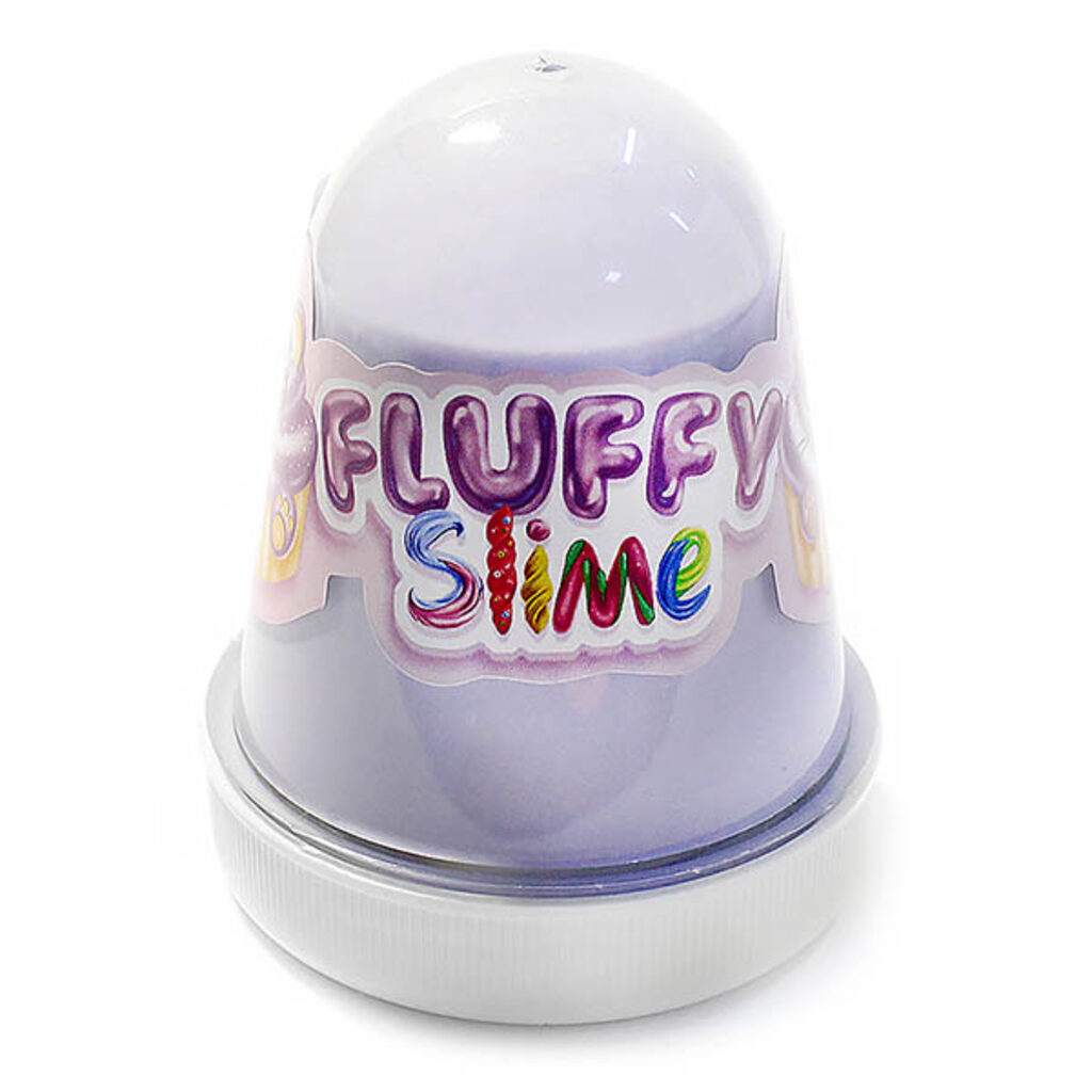Слайм "Monster's Slime" Fluffy 130гр аромат бабл-гам, фиолетовый