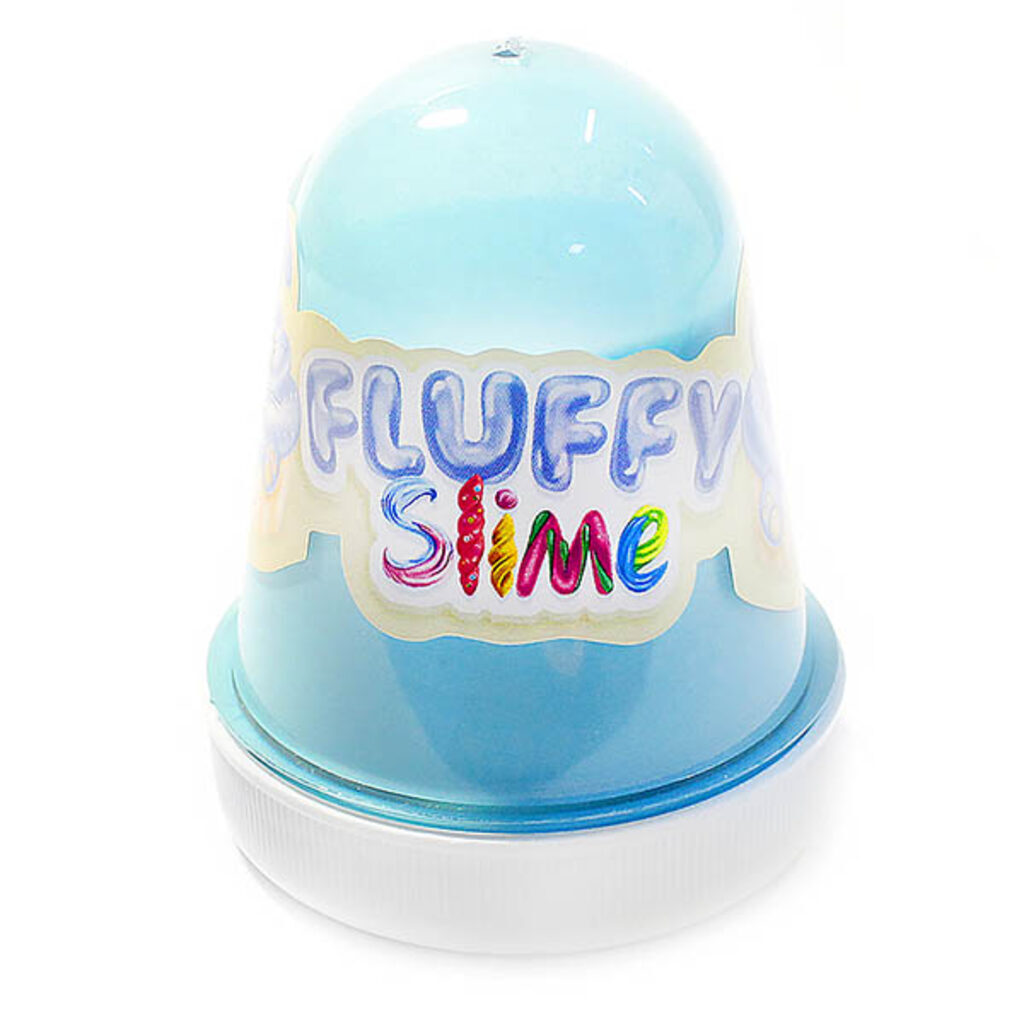 Слайм "Monster's Slime" Fluffy 130гр аромат ваниль голубой