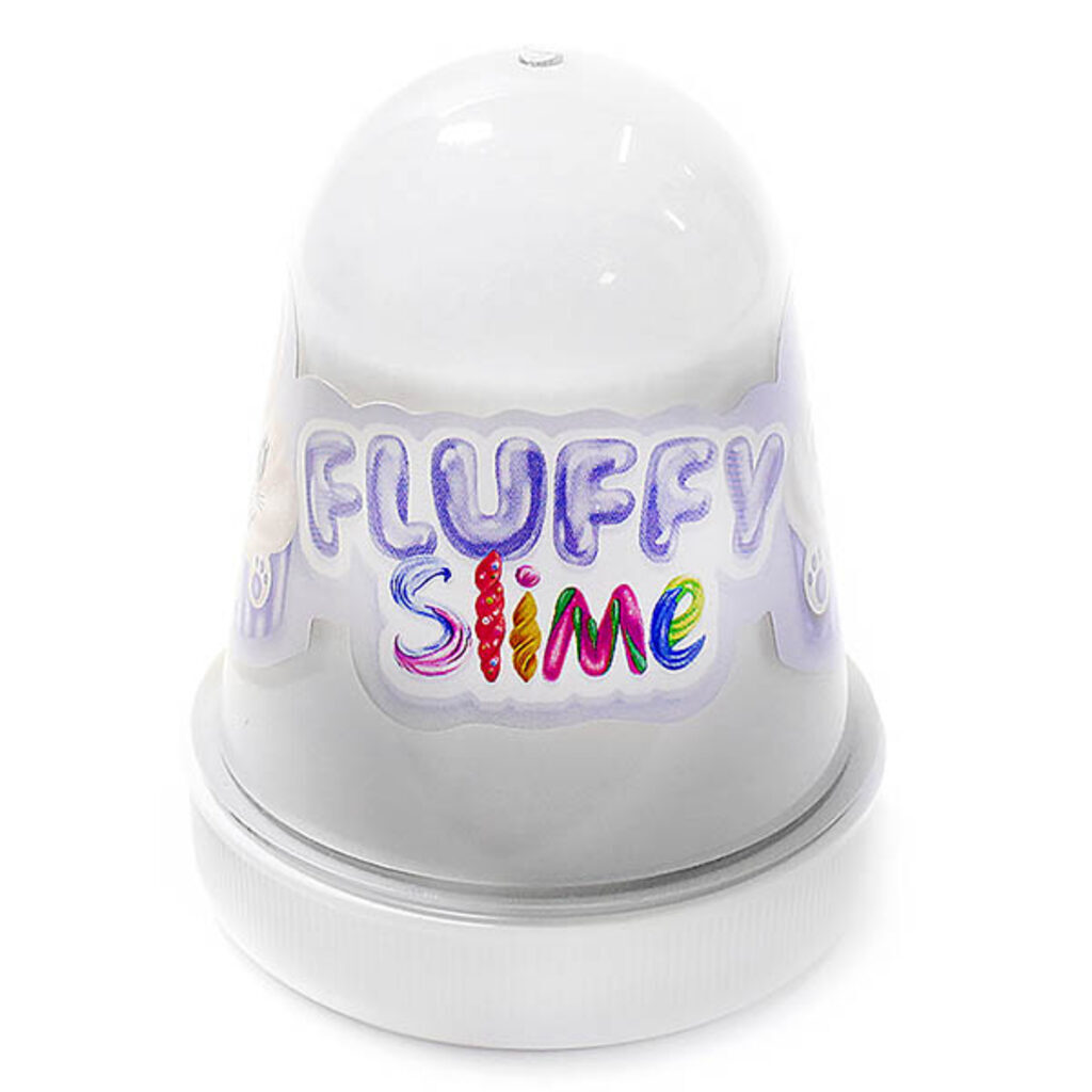 Слайм "Monster's Slime" Fluffy 130гр аромат ваниль, белый