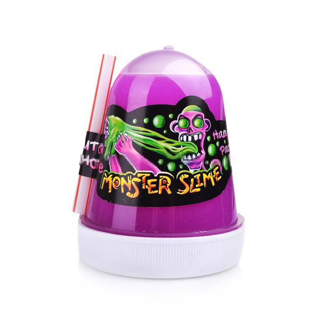 Слайм "Monster's Slime" 130гр Светится в темноте, розовый