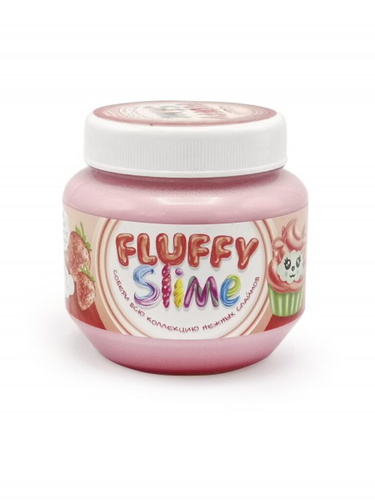 Слайм "Monster's Slime" Fluffy 250гр аромат клубники