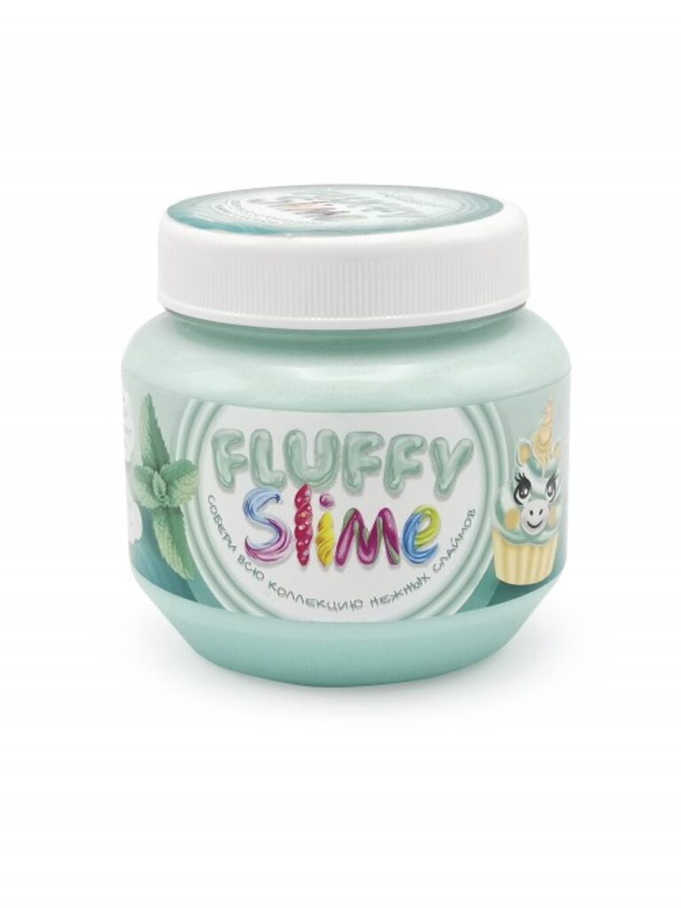Слайм "Monster's Slime" Fluffy 250гр аромат мяты