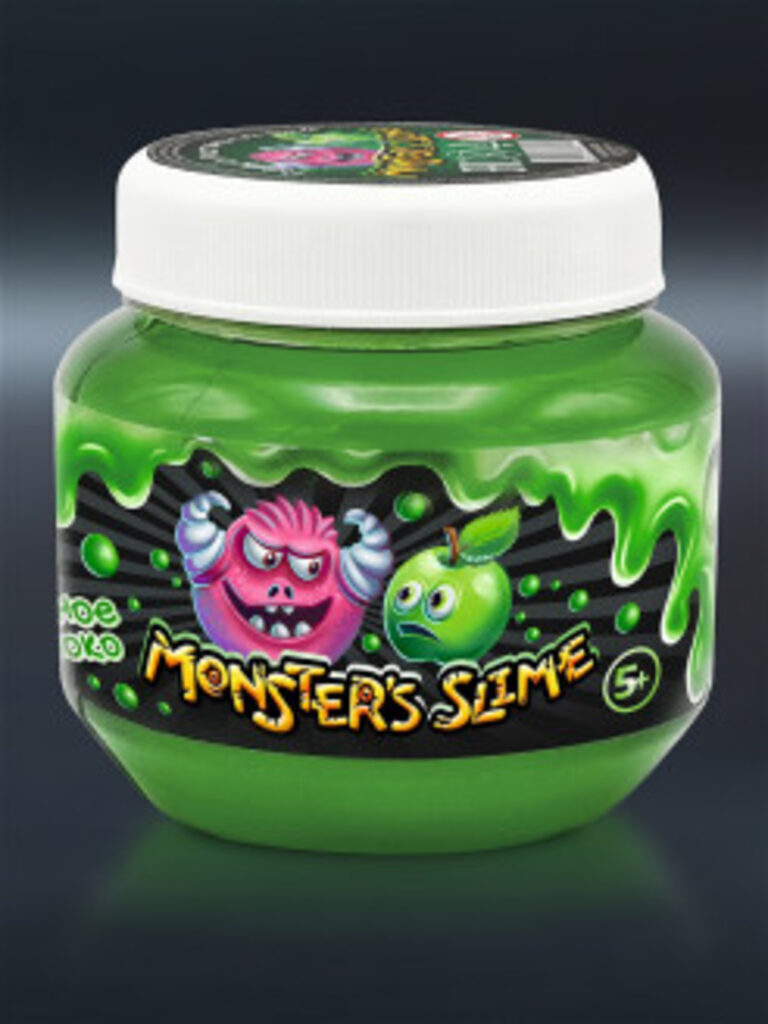 Слайм "Monster's Slime" 250гр сочное яблоко