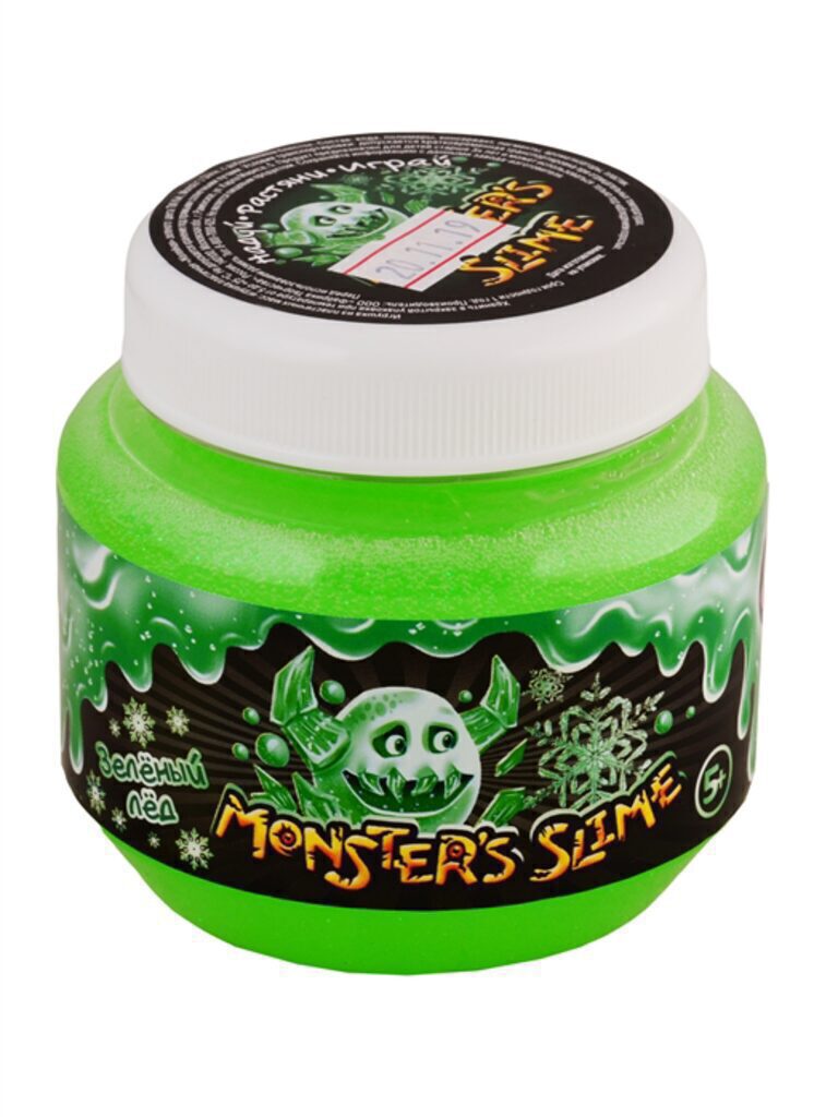 Слайм "Monster's Slime" 250гр зеленый лед