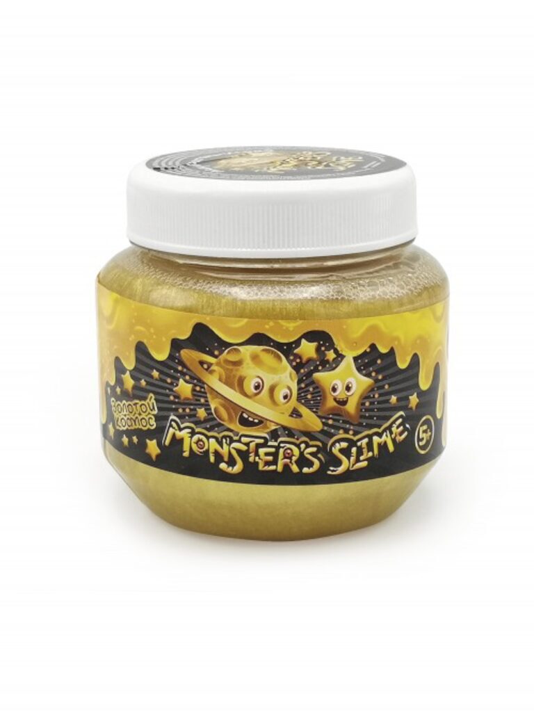 Слайм "Monster's Slime" 250гр золотой космос