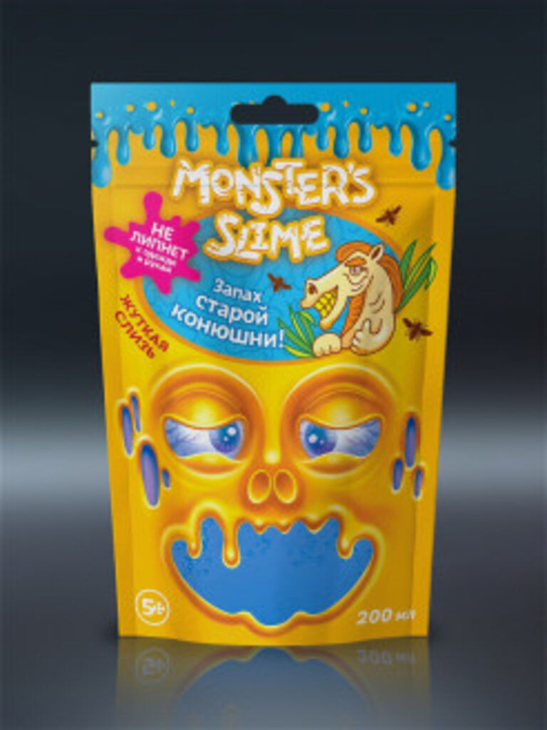 Слизь "Monster's Slime" 200гр Запах старой конюшни (Doy Pack)