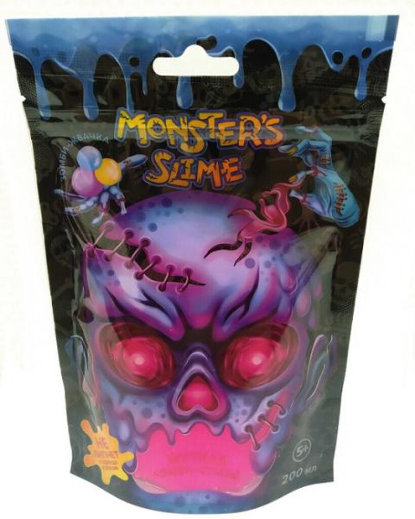 Слизь "Monster's Slime" 200гр Зомби-жвачка (Doy Pack)