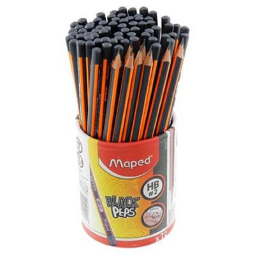 Карандаш NAVY PEP'S НВ треуг, пластиковый, в стакане, 72шт