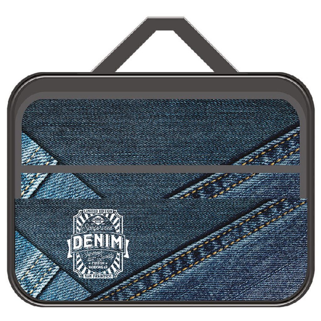Папка для труда A4 1отд. с ручками Superior denim