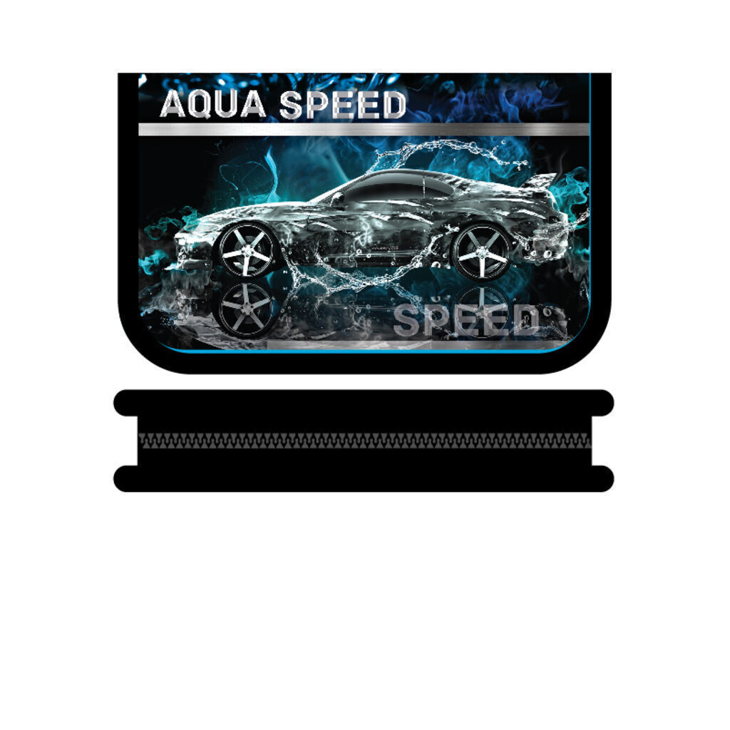 Пенал 1 отд. (190*115)   Agua speed, металлизация
