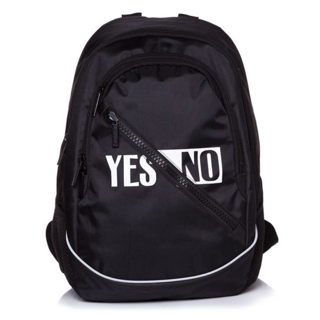 Рюкзак школьный   Street "YES NO" 30*42*20см, полиэстер, 2 отд., 3 кармана, 1 карман на спинке