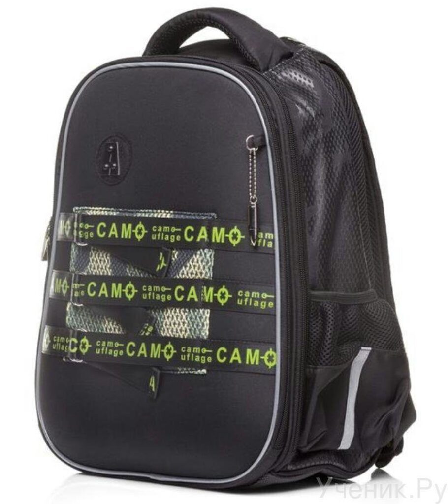 Ранец школьный 38*29*12,5см Hatber Ergonomic light "Camouflage" EVA