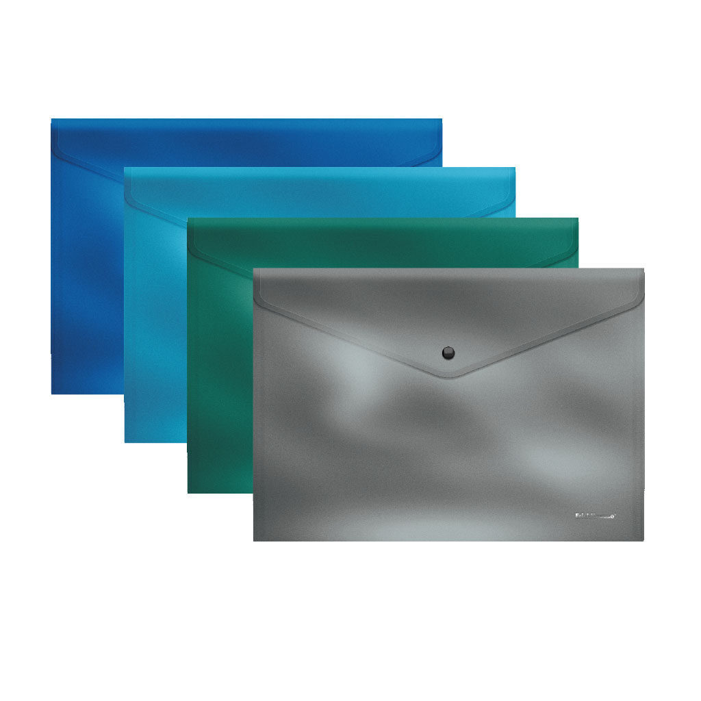Конверт на кнопке В5 (282*229мм) 0,18мм непрзрачный Glossy Ice Metallic