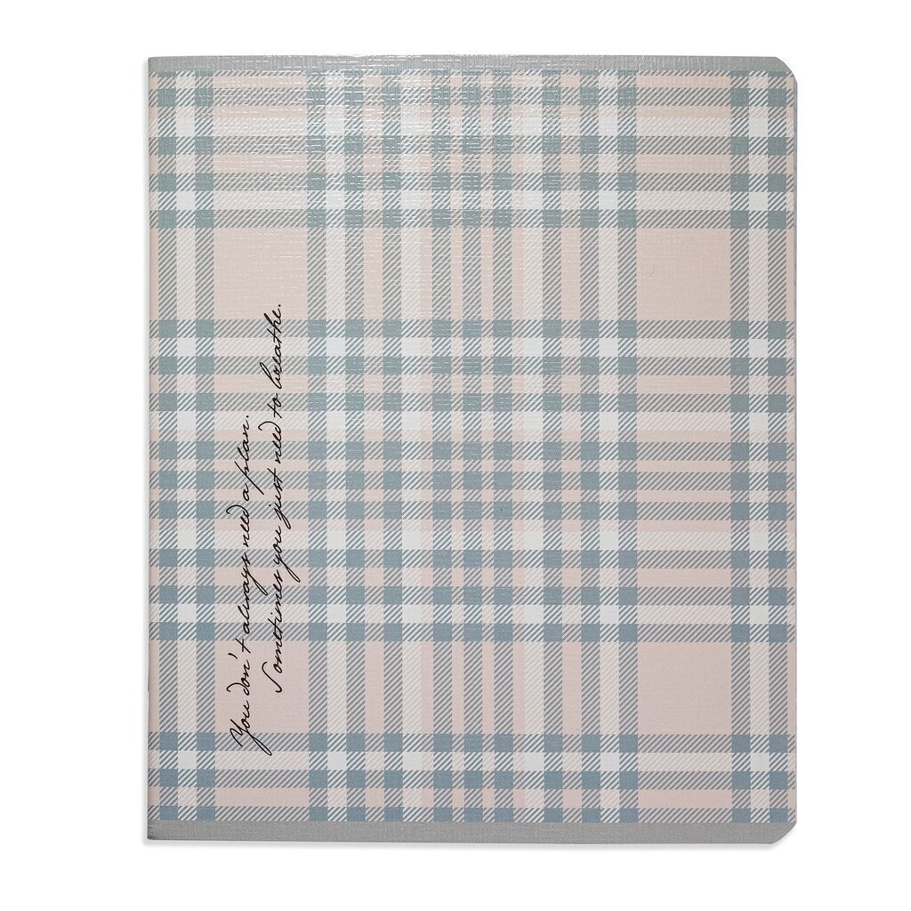 Тетрадь А5 48л кл. Greenwich Line "Trendy checks", фактурное тиснение