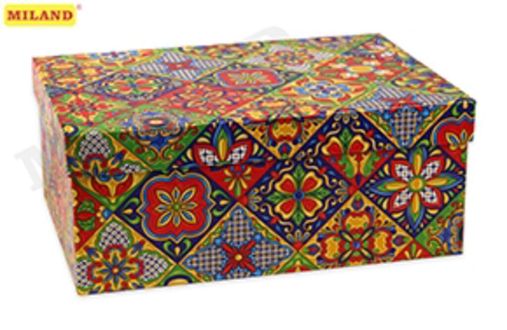 Подарочная коробка 30*20*13см "Пэчворк"