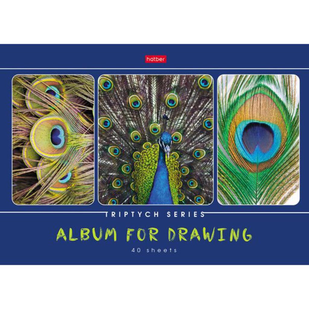 Альбом А4 40л  скрепка "Я рисую мой мир"  пл. 100 гр/м