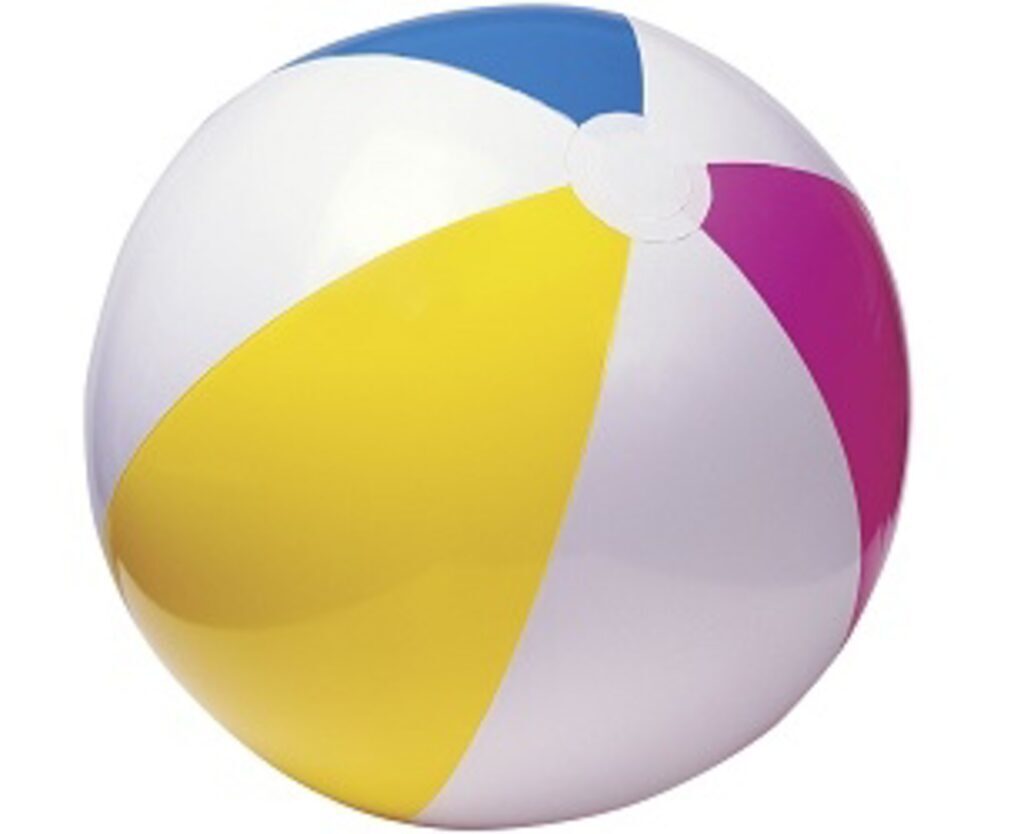 Мяч пляжный 61см "Цветные дольки" ТМ INTEX