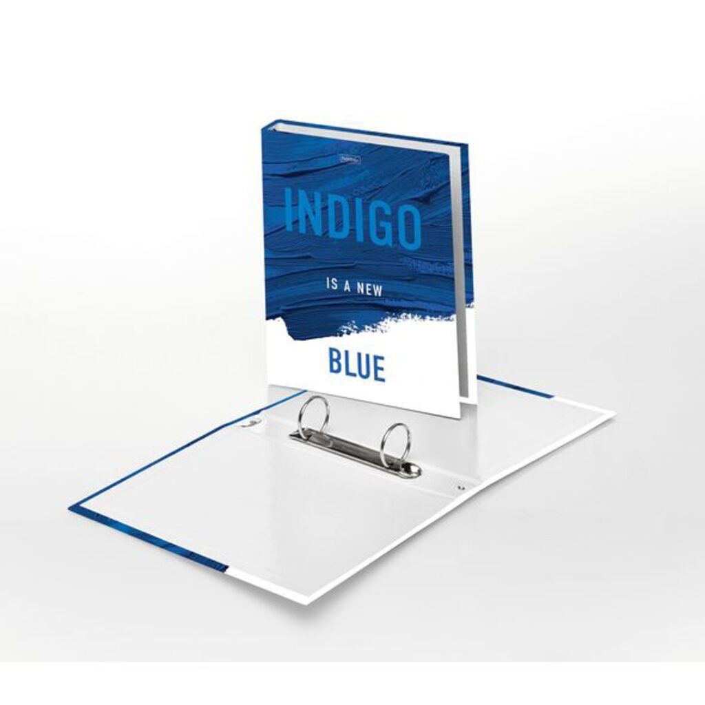 Папка на кольцах (без блока) А5 "Индиго"