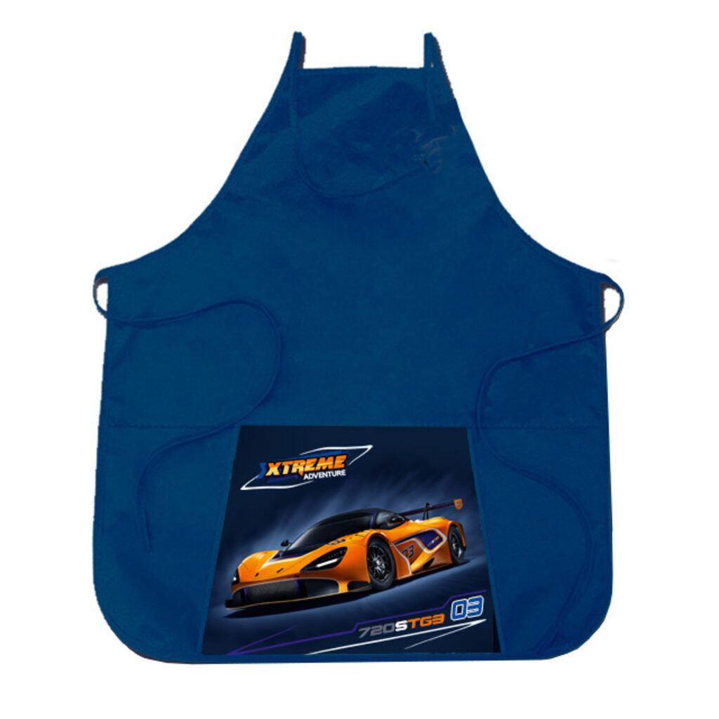 Фартук для труда  Auto orange, 1 карман