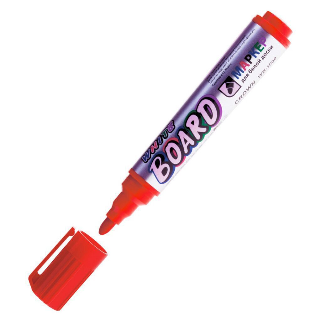 Маркер для белой доски 3,0мм. красный