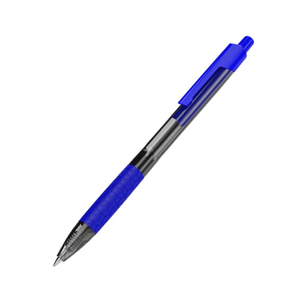 Ручка шар. Deli Arrow  автомат, синяя, 0,7мм