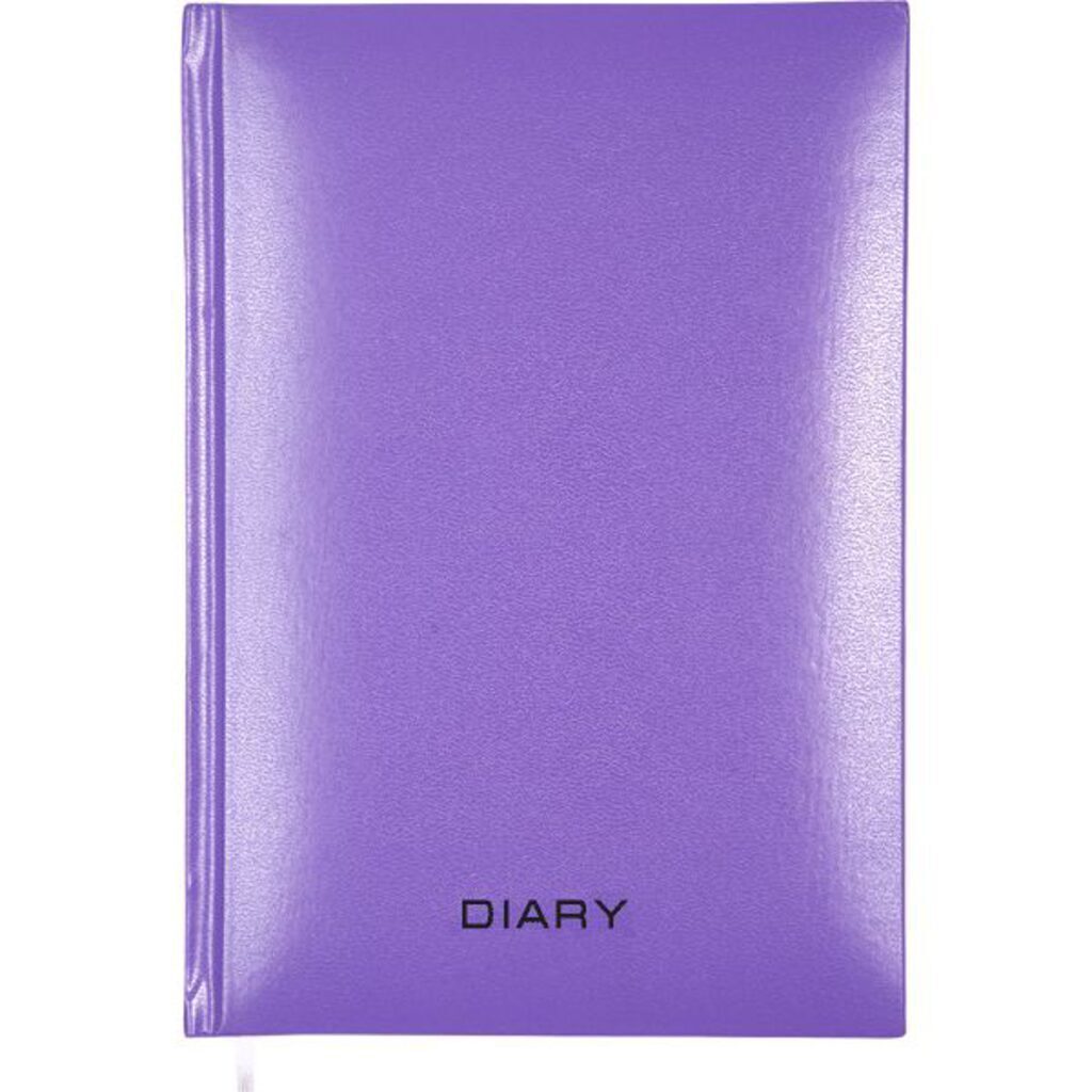 Ежедневник недат. А5 Attomex Even 272стр., сиреневый, тв.обл., бумвинил, ляссе, 70г/м2