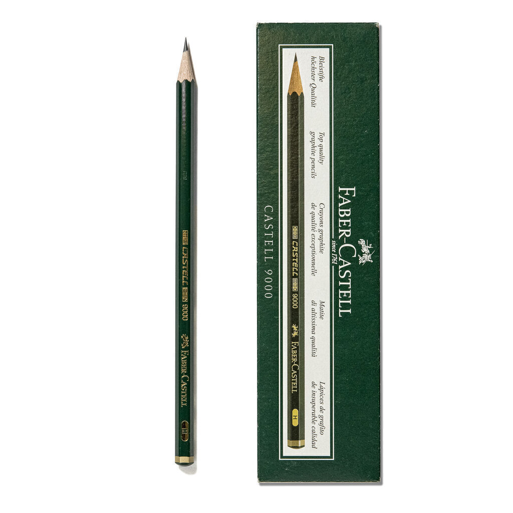 Карандаш  Faber-Castell 9000, твердость H