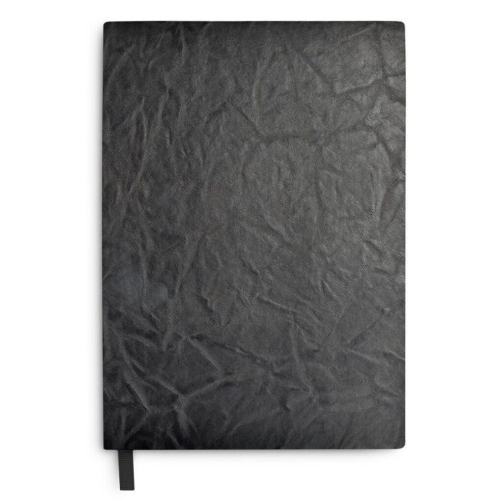 Ежедневник недат А5 к/з "Линкольн черный" 240 стр., мягк.переплет, блинт.тисн.