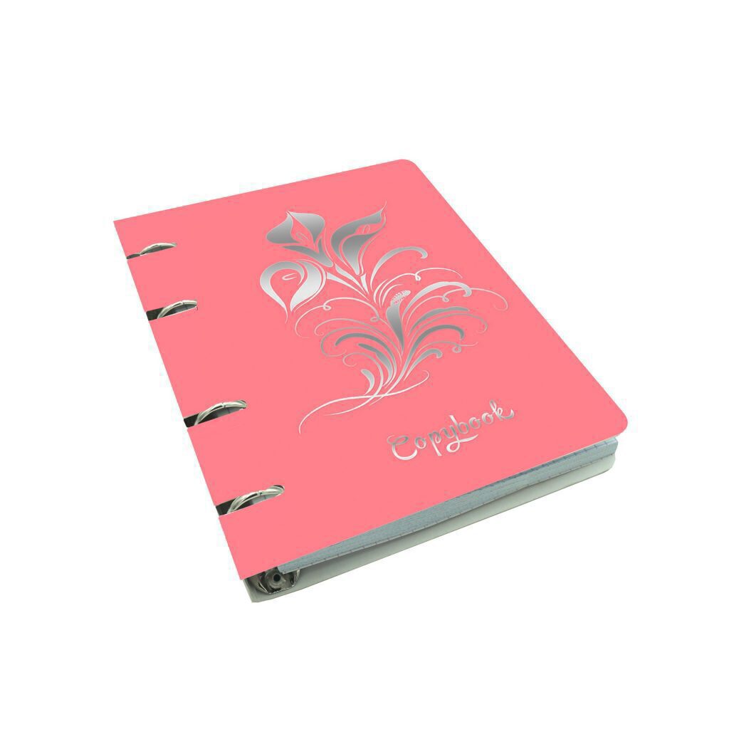Тетрадь А5 на кольцах 100л кл. ColourMania. Дизайн 8, soft-touch, фольгирование