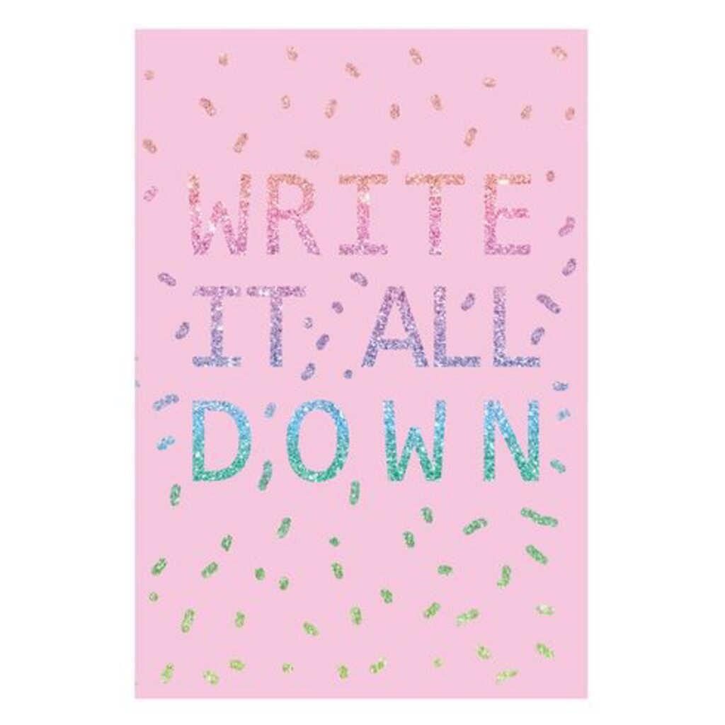 Еженедельник недат. А5  7БЦ "Запиши всё" 64л., мат.лам.