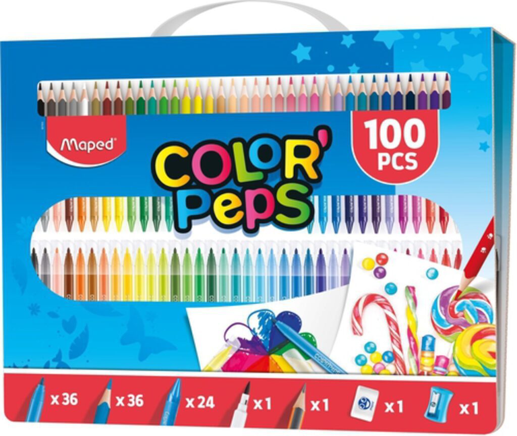 _Набор для цветного рисования "Color Peps Kit" 100 предметов