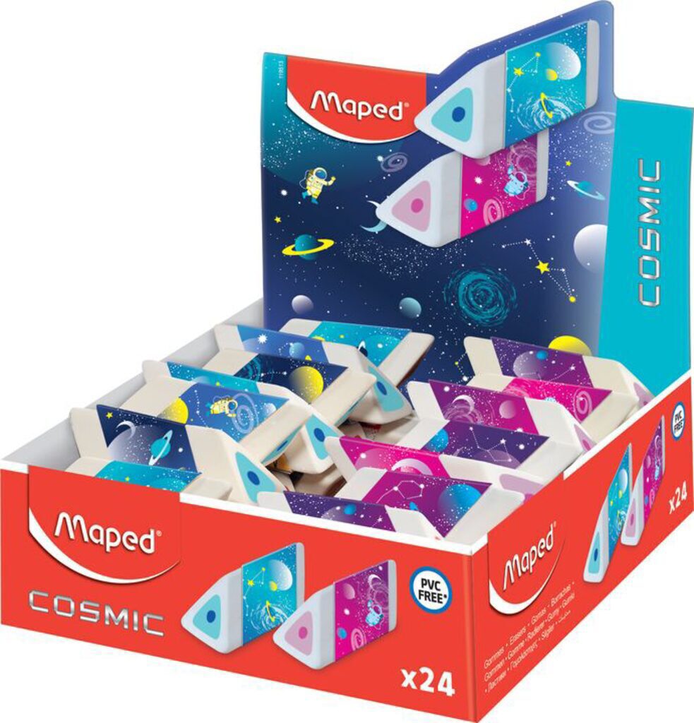 Ластик MAPED "COSMIC KIDS", в карт.футляре