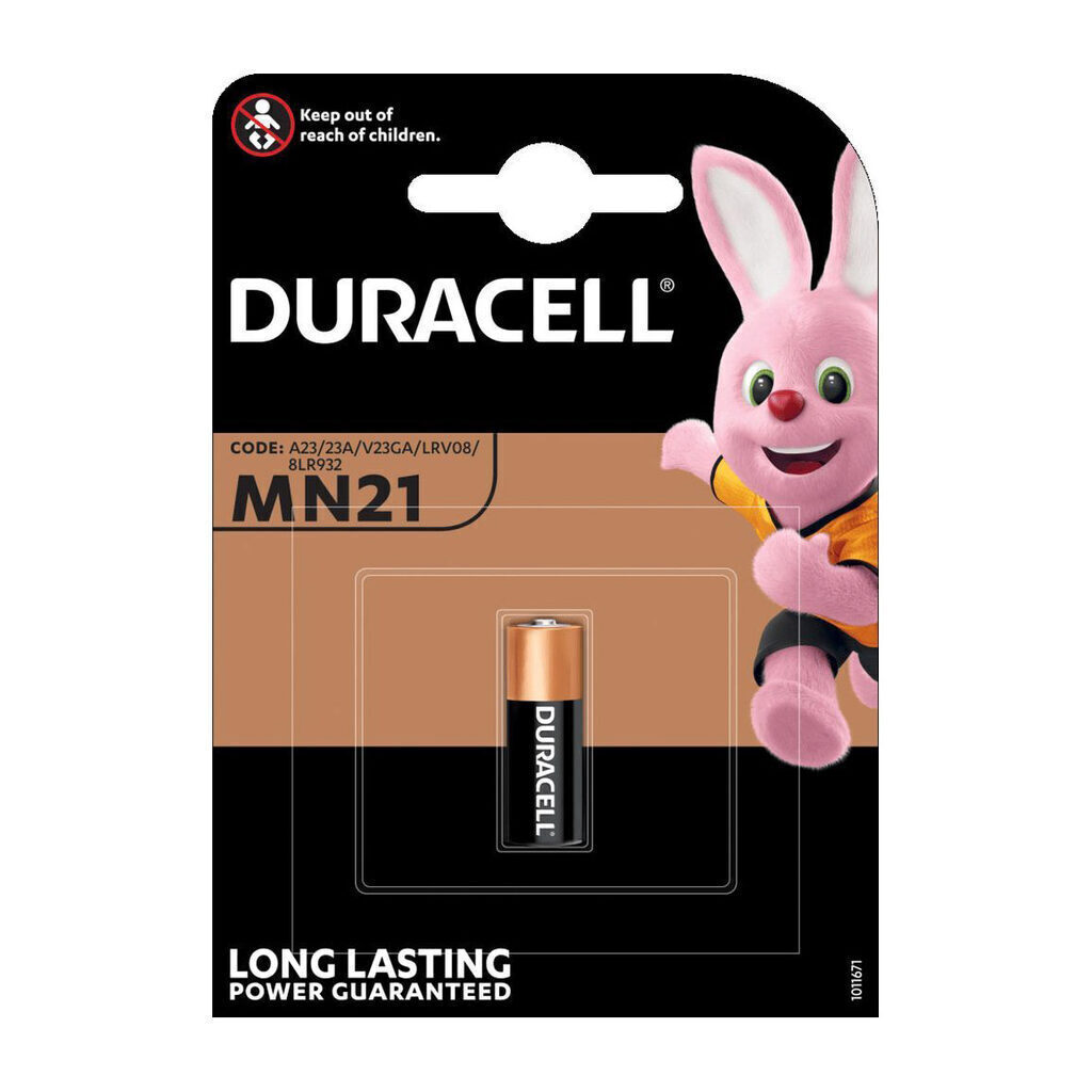Батарейка 23 A (MN21) DURACELL, блистер, цена за 1 шт