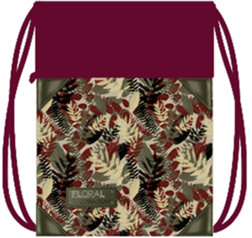 Мешок для обуви 1 отд, 370*470, карман "Floral"