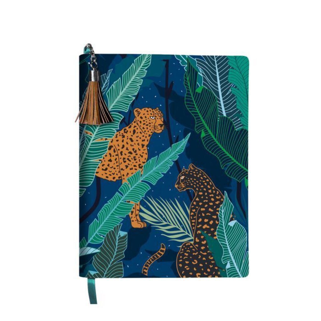 Ежедневник недат А5 к/з "Тропики" 240стр. мягк.пер., ляссе