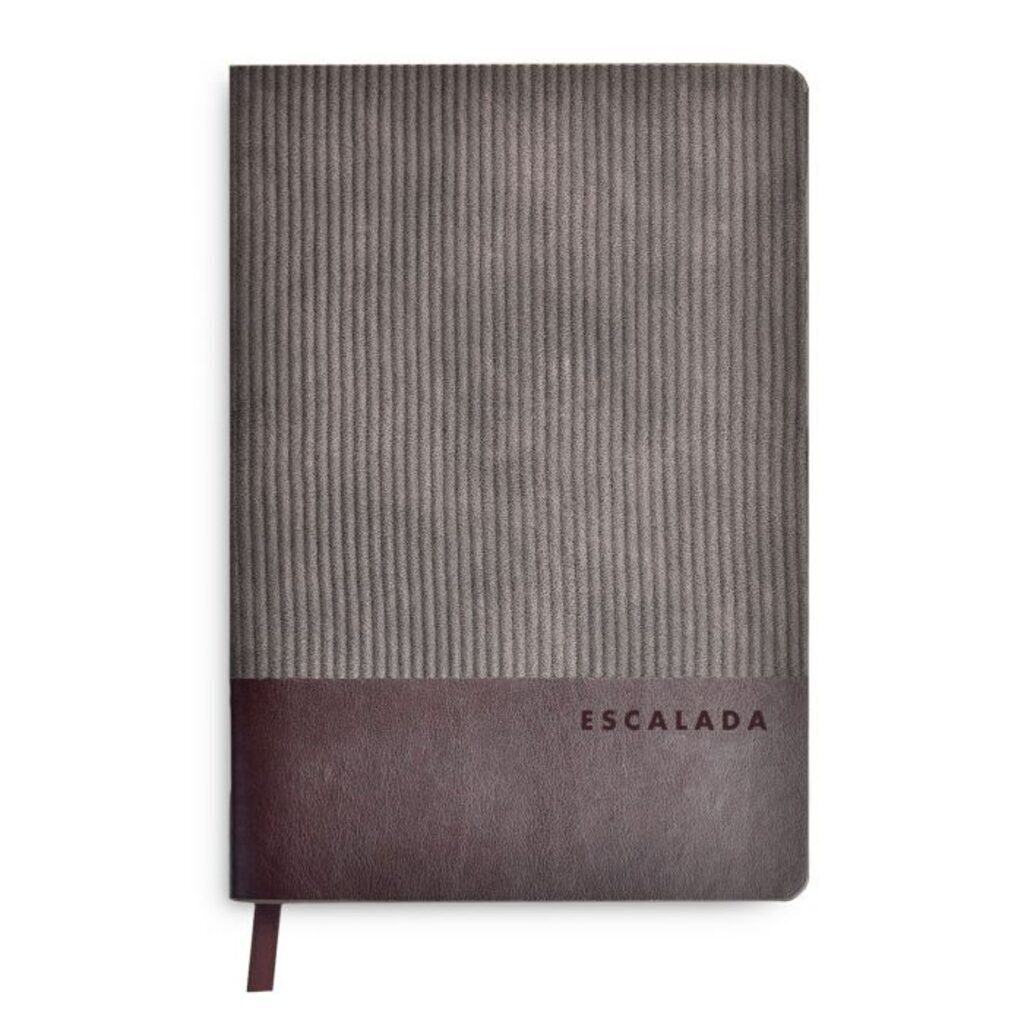 Ежедневник недат А5 к/з "Шерфа коричневый" 320 стр., мягк.переплет, блинт.тисн.