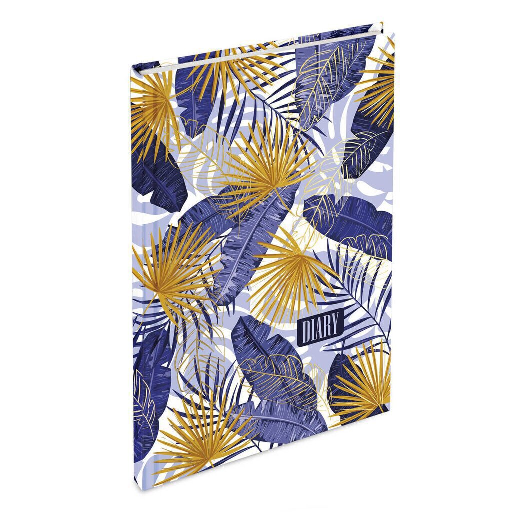 Ежедневник недат А5 "Diary. В джунглях" 160 стр., тв.переплет, тисн.фольгой, софт-тач