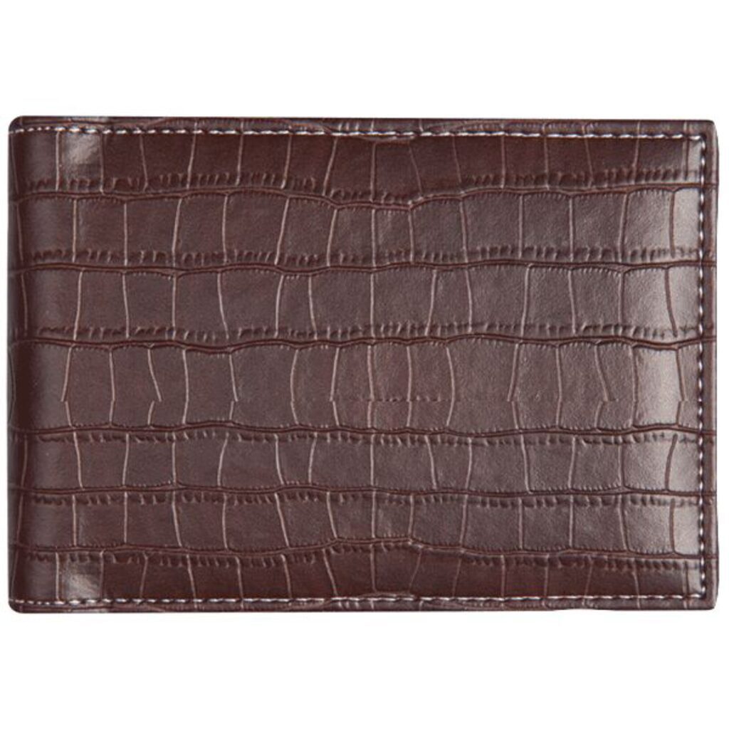 Визитница к/з на  20 визиток "Wild"  тм. коричневая