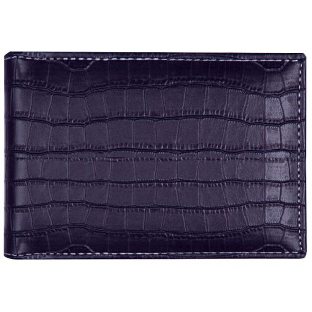 Визитница к/з на  20 визиток "Wild"  тм. синяя