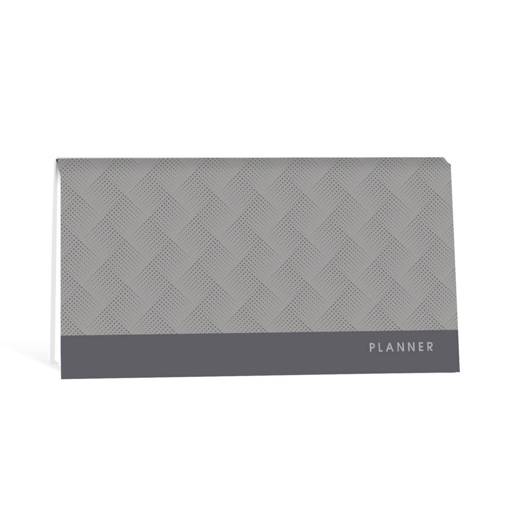 Планинг недат. карманный интегр.обл. "Серый" 64л, мат.лам.