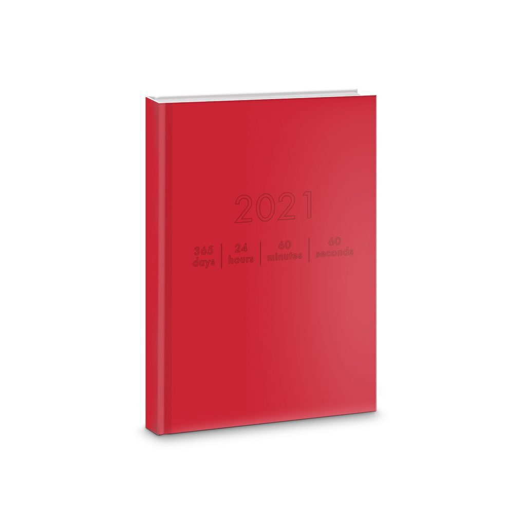 Ежедневник дат. 2021г А6  7БЦ "On-Line. Красное пламя" 176л., мат.лам., блинт.тисн.