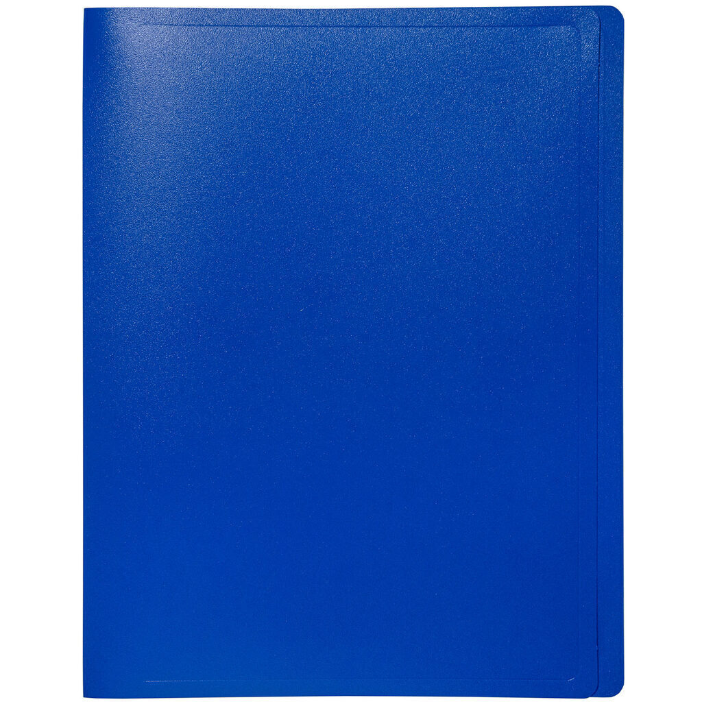 Папка с 1 зажимом А4 0,5мм синяя