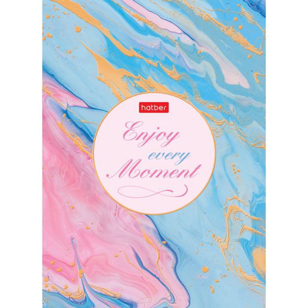 Блокнот А6 7БЦ 160л "Эбру- Воздушные облака" кл.