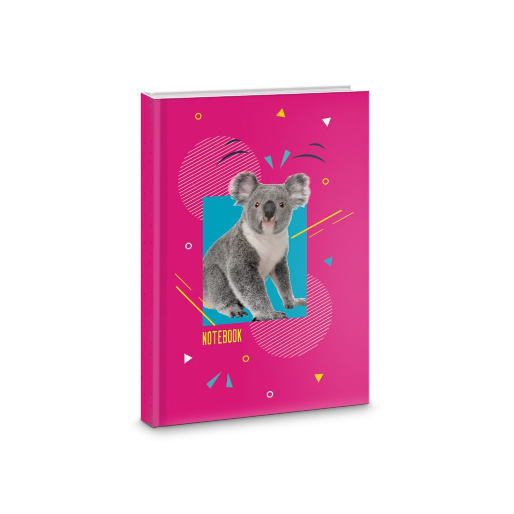 Блокнот А6+ интегр.пер.  80л "Милая коала" глянц.лам., кл.
