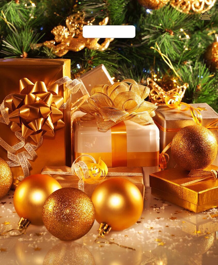 Пакет 45*38см (60мк) с вырубной укрепл. ручкой "Золотые шары" Ламинат