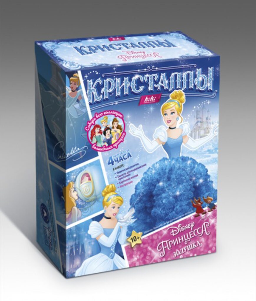 Выращивание кристаллов. "Космо кристаллы" Золушка  Disney