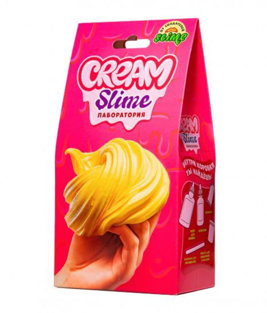 Набор для опытов  ТМ "Slime" "Лаборатория" Cream, 100 гр