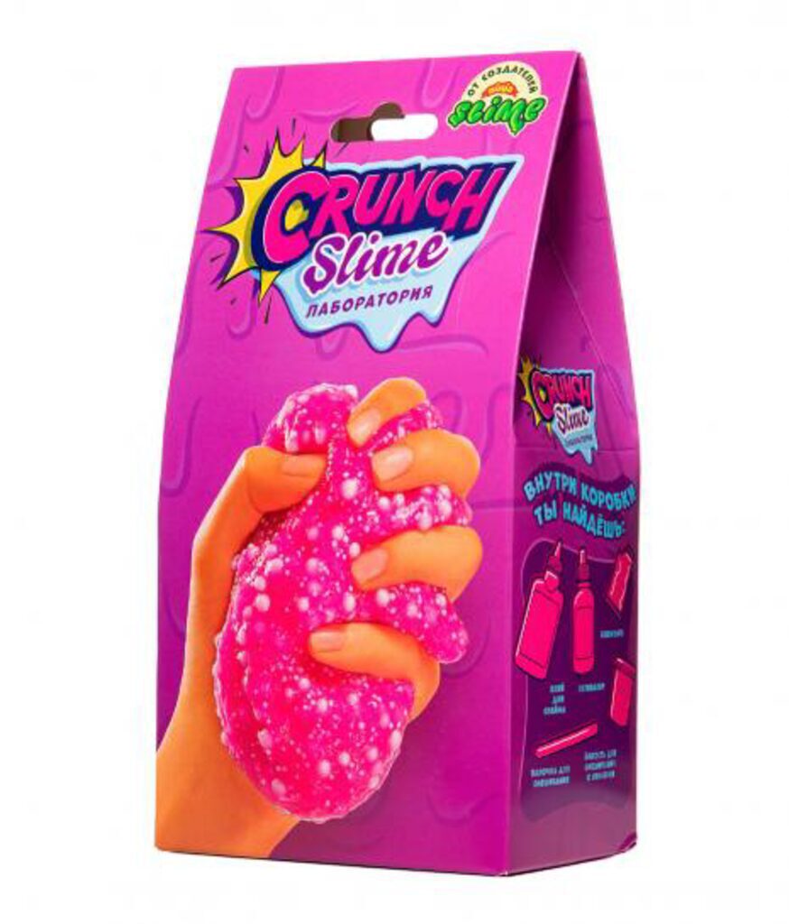 Набор для опытов  ТМ "Slime" "Лаборатория" Crunch, 100 гр