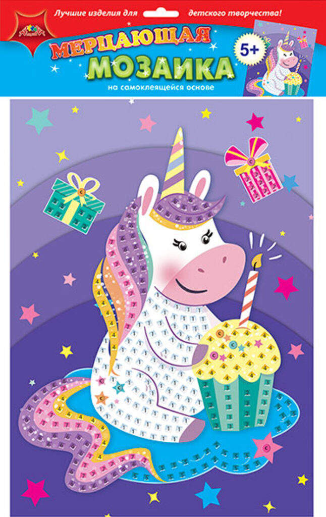 Аппликация из EVO "Единорожка" А3