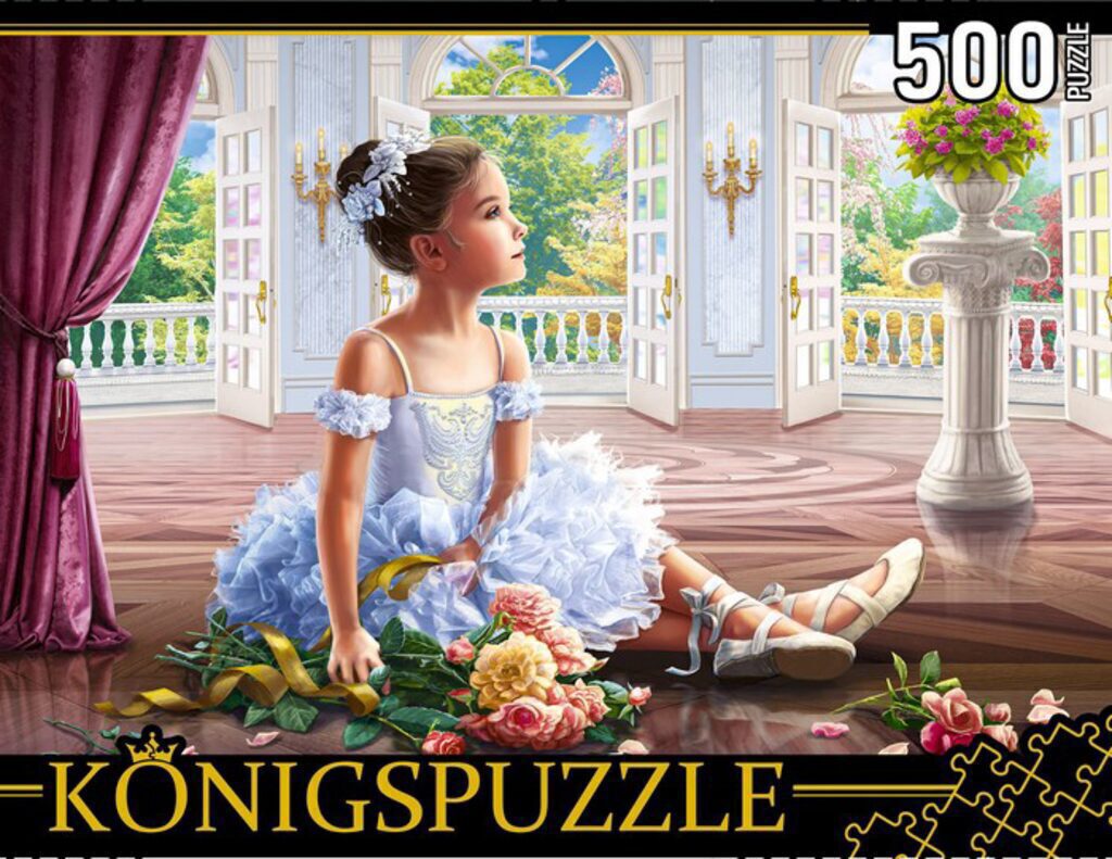 Пазлы  500 элементов  480*340мм. "Маленькая балерина"
